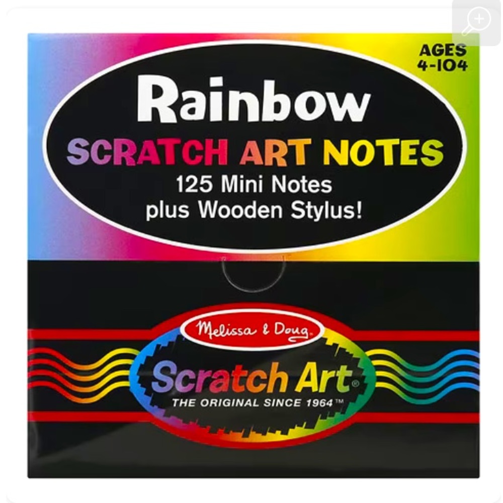 Rainbow Mini Scratch Art Notes